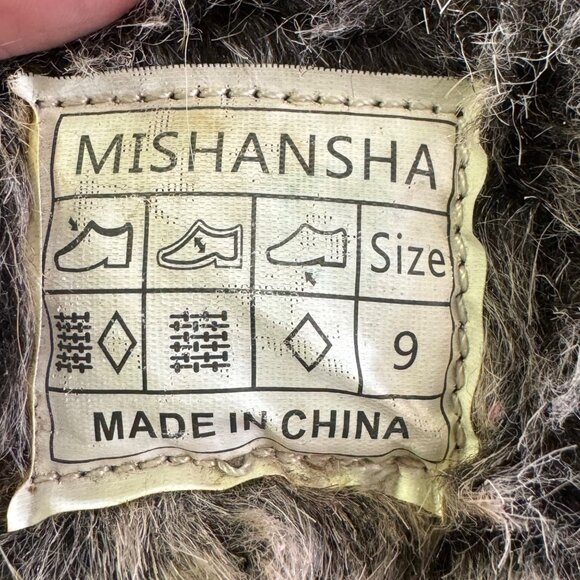 Mishansha Women's 9 Winter Snow Boots Outdoor Non-slip Warm Waterproof with fur - Picture 15 of 16